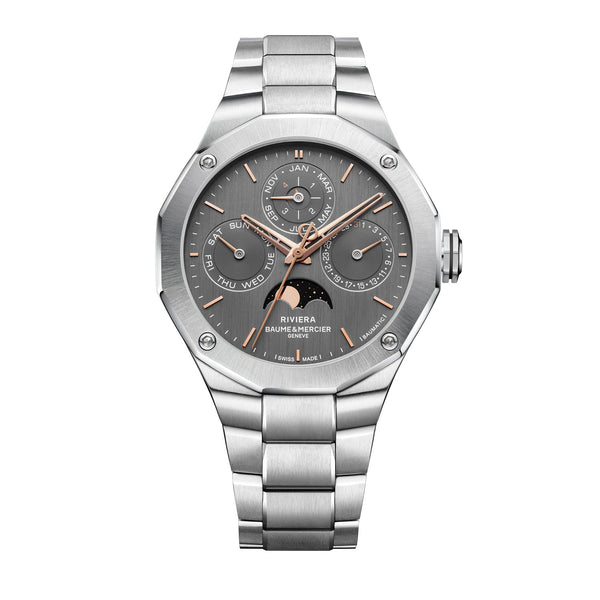 Baume & Mercier Riviera 10786 Automatic, Perpetual Calendar Unisex Watch 40mm