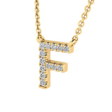 Diamond Initial Pendant & Chain