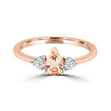 Morganite and Diamond Ring