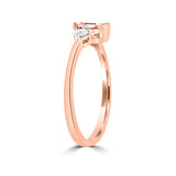 Morganite and Diamond Ring