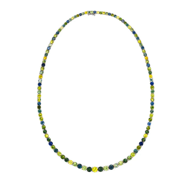 Orana Australian Sapphire Tennis Necklace