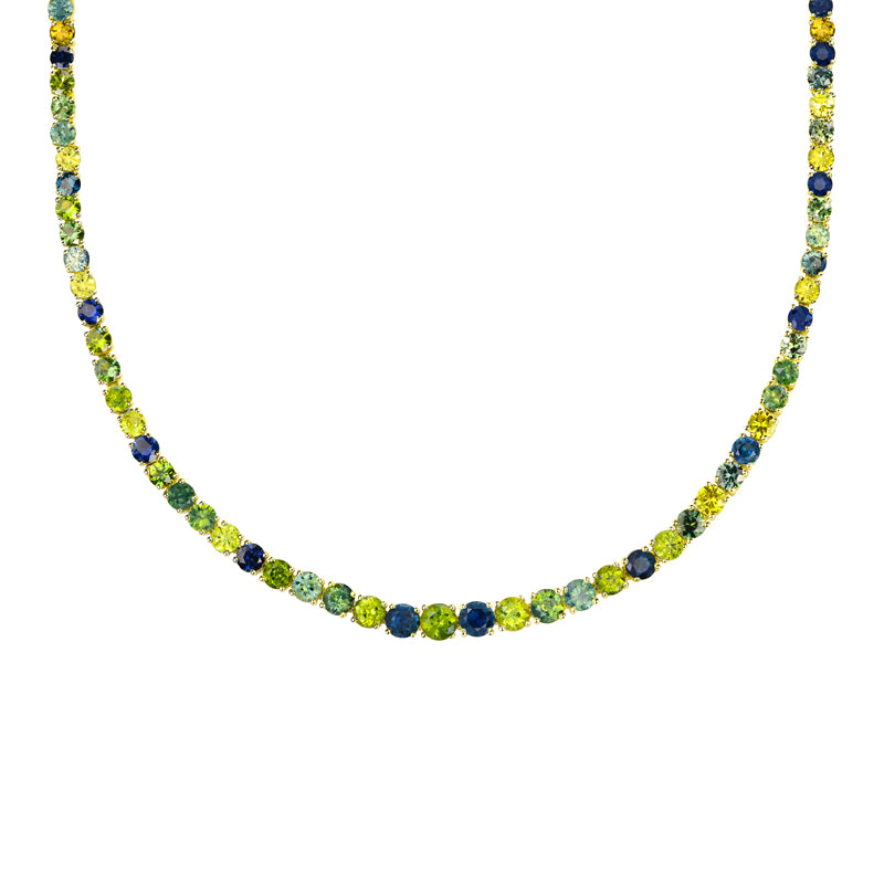 Orana Australian Sapphire Tennis Necklace