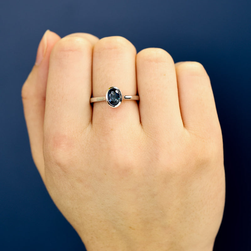 Adelia Australian Blue Sapphire Ring