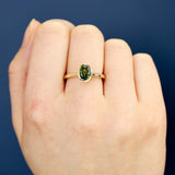 Adelia Australian Green Sapphire Ring