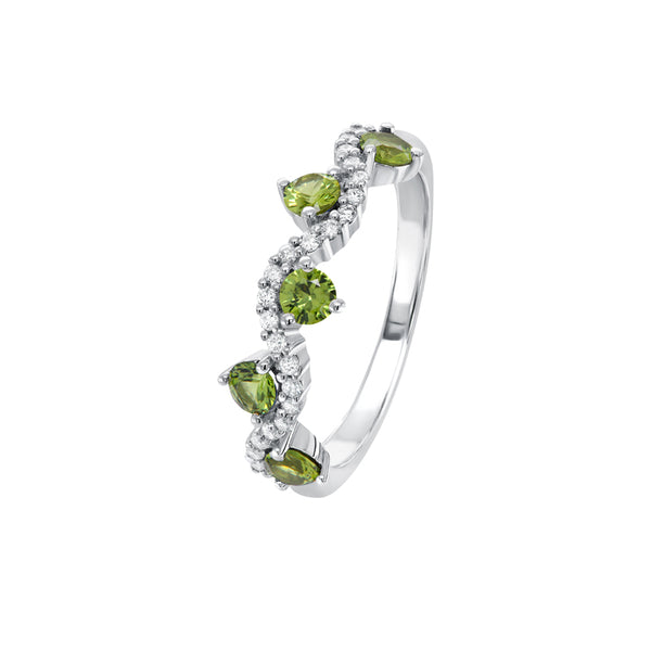 Savannah Australian Green Sapphire Ring