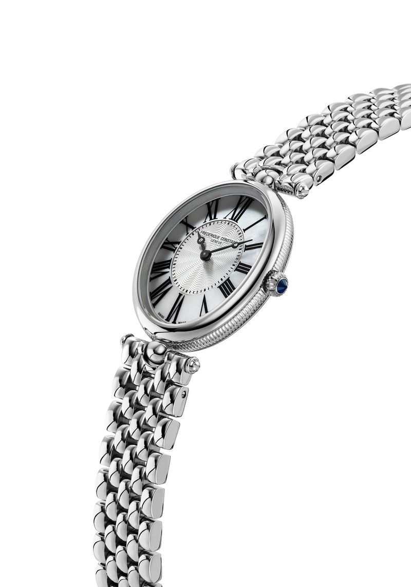 Frederique Constant Classic Ladies Quartz Movement Watch with Stainless Steel Bracelet