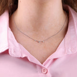 18ct White Gold Pendant with Brilliant Cut Diamonds