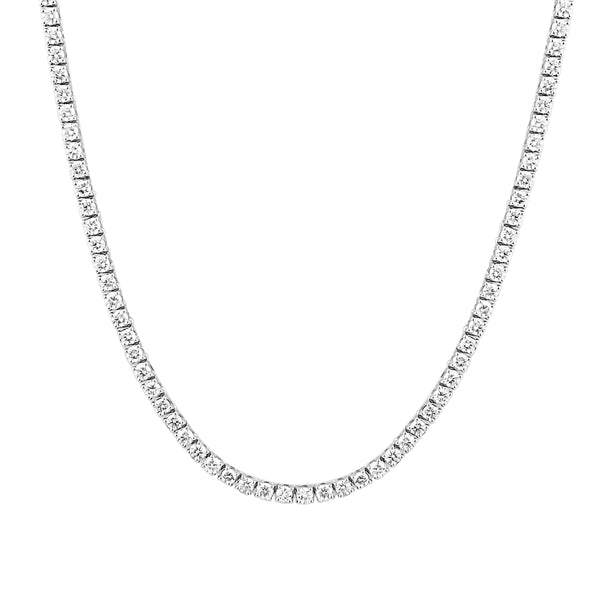 Classic Diamond Set Tennis Necklace