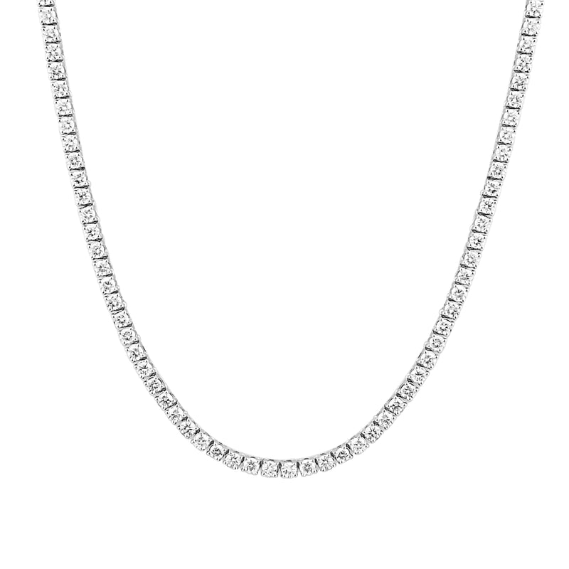 Classic Diamond Set Tennis Necklace