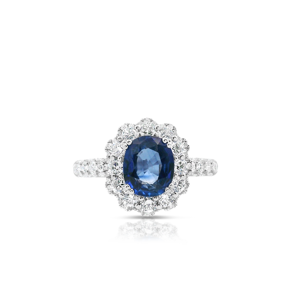 Sapphire and Diamond Ring