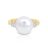 South Sea Pearl & Diamond Ring