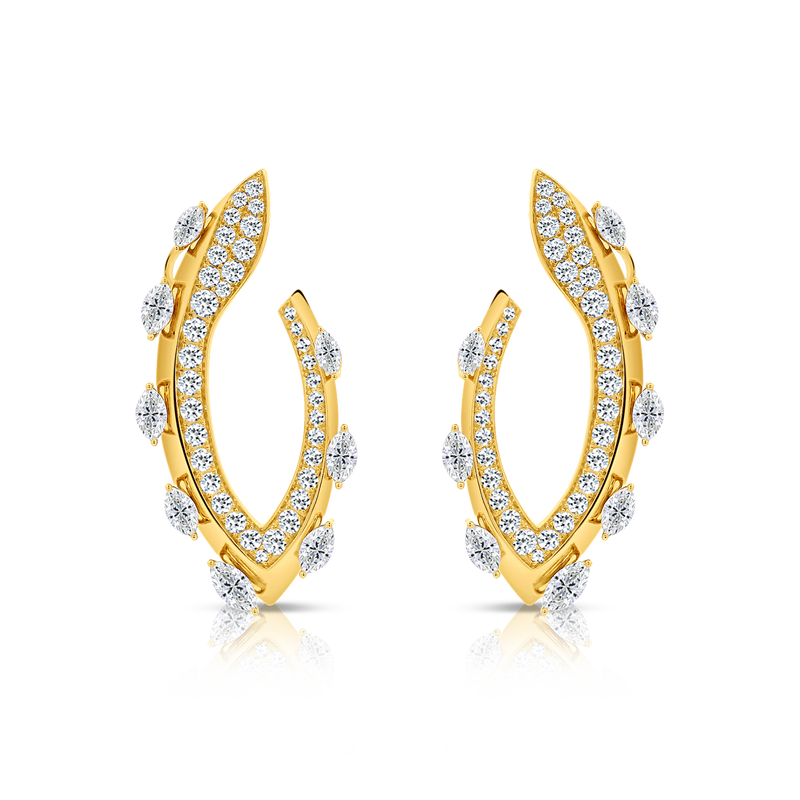 Venus Fancy Diamond Set Earrings