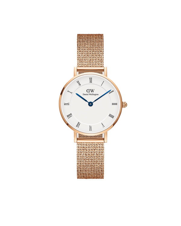Daniel Wellington Petite Roman Numerals 28 Melrose RG White Watch