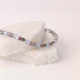 White Gold Multi-Coloured Sapphire Bracelet