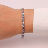 White Gold Multi-Coloured Sapphire Bracelet