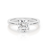 Ashley-White Gold-Round Brilliant Cut Four Claw Set Solitaire Diamond Engagement Ring