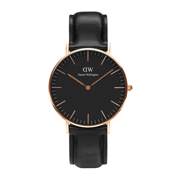 Daniel Wellington Classic 40 Sheffield Rose Gold & Black Watch