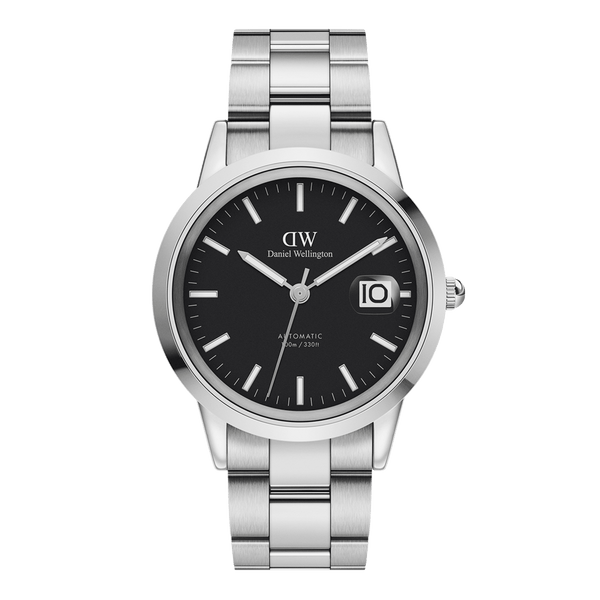 Daniel Wellington Iconic Link Automatic 40 Silver & Black Watch