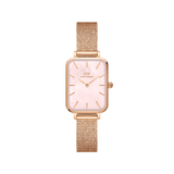 Daniel Wellington Quadro 20X26 Pressed Melrose Rose Gold Mother of Pearl Watch