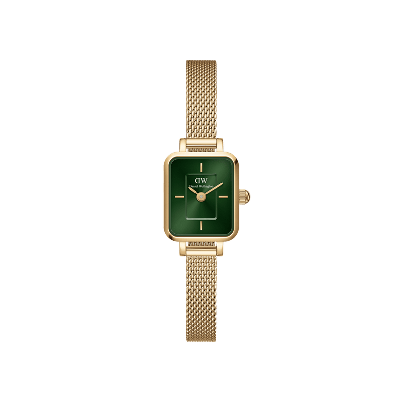 Daniel Wellington Quadro Mini Evergold Emerald Watch