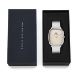 Daniel Wellington Marlon Wire Linen Silver Watch