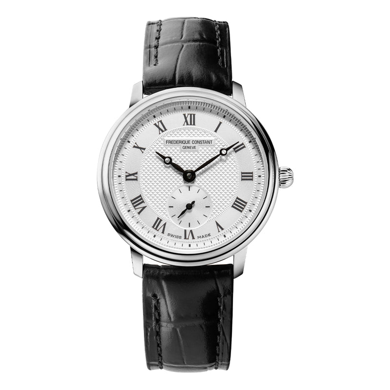 Frederique Constant Classic Slimline Ladies Quartz Movement Watch with Leather Strap