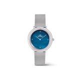 Daniel Wellington Crystalline Bezel Sterling Blue Watch