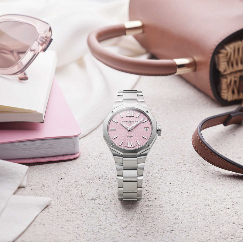 Baume & Mercier Riviera 10812 Quartz, Date Display Women's Watch 33mm