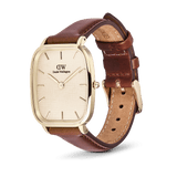 Daniel Wellington Marlon St Mawes Gold Linen Watch