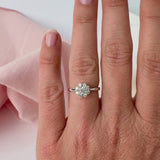 Fancy Halo Natural Diamond Ring
