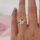 Luxury pear shaped diamond engagement ring Sydney York Jewellers Phoebe collection.