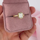 Video of Callie ring, a cushion cut diamond engagement ring in yellow gold Sydney Australia.