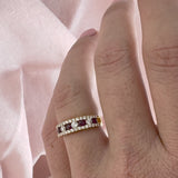 Ruby & Diamond Anniversary Ring