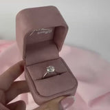 Lily - White Gold Round Brilliant Cut Four-Claw Set Solitaire Diamond Engagement Ring
