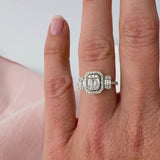 Trilogy Cluster Natural Diamond Ring