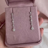 Diamond Teardrop Earrings