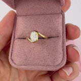 Video of Oaklie yellow gold oval diamond engagement ring – Sydney jewellery.