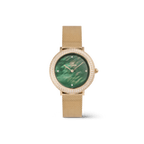 Daniel Wellington Crystalline Bezel Evergold Green Watch