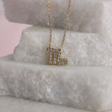 Personalised 9ct yellow gold Scorpio diamond pendant available from Sydney fine jeweller York Jewellers.