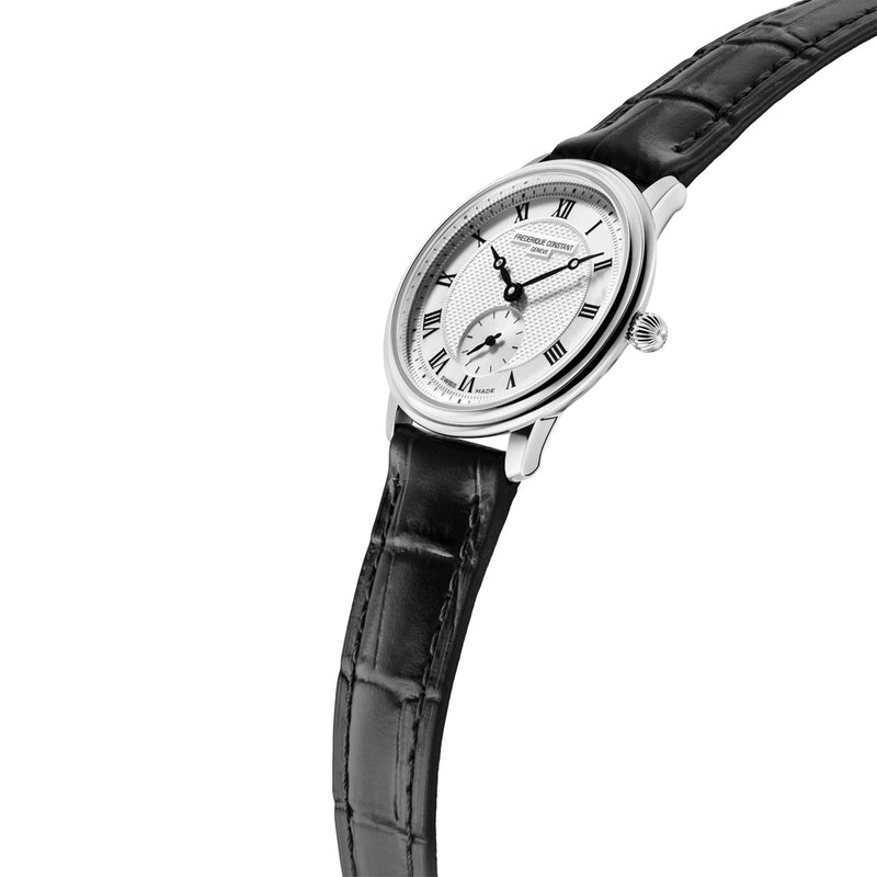 Frederique Constant Classic Slimline Ladies Quartz Movement Watch with Leather Strap