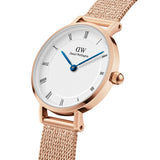 Daniel Wellington Petite Roman Numerals 28 Melrose RG White Watch