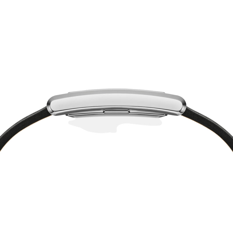 Daniel Wellington Bound 35x24 Black Croc Leather S White Watch
