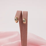 Elegant 9ct yellow gold wide huggie earrings with round brilliant cut lab grown diamonds at York Jewellers Penrith (Sydney).