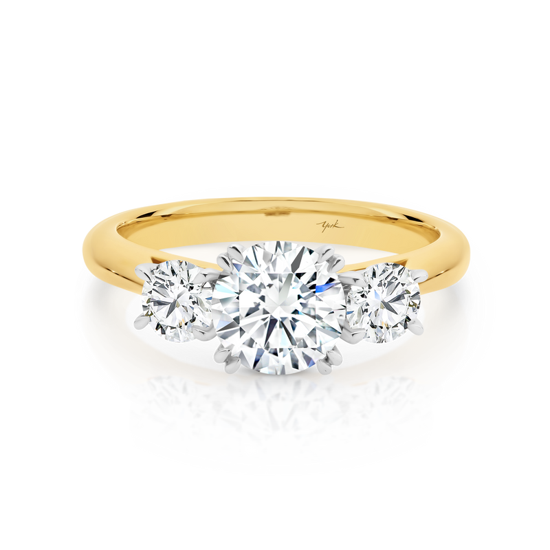 Australian Argyle Mined Diamond Trilogy ring