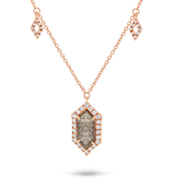 Salt & Pepper Diamond Necklace