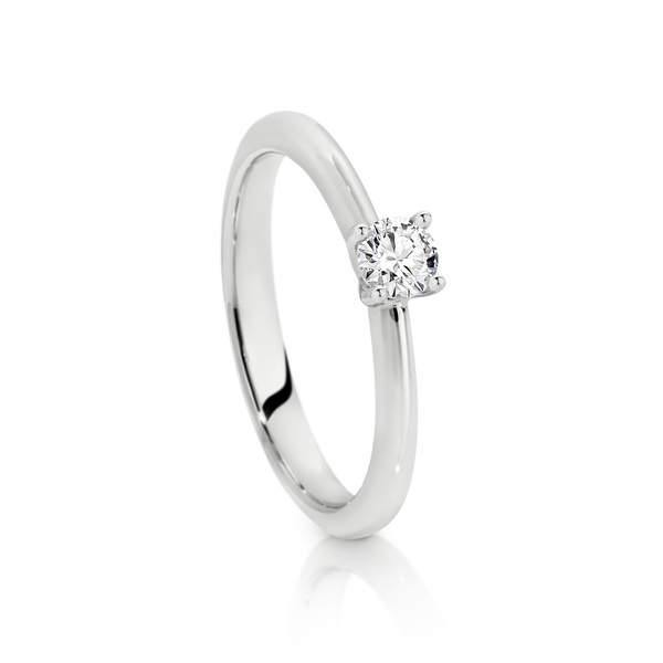 Argyle Mined Diamond Solitaire Ring