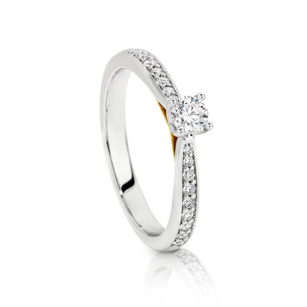 Argyle Mined Diamond Engagement Ring