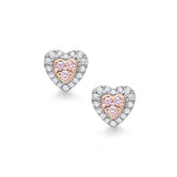 Blush Joy Pink Diamond Stud Earrings