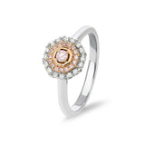 Blush Addison Pink & White Diamond Ring