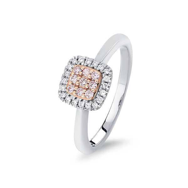 Blush Hope Pink & White Diamond Ring